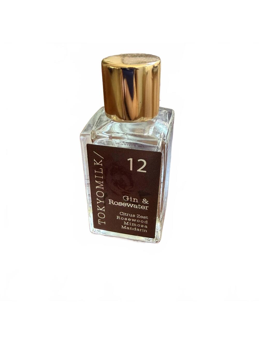 Tokyo Milk Gin & Rosewater 12 Eau De Parfum Margot Elena Travel Size 7ml 0.23oz